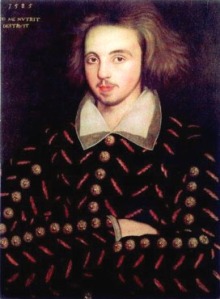 An anonymous portrait in Corpus Christi College, Cambridge, believed to show Christopher Marlowe